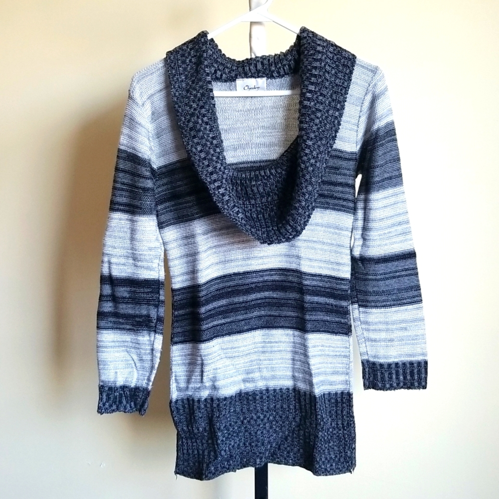 Chesley Womens Wide Cowl Neck Long Sleeve Sweater - Small